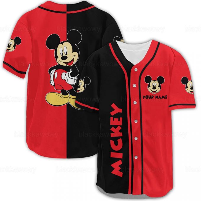 Mickey Shirt, Mickey Jersey Shirt, Mickey Baseball Jersey, Mickey Mouse Shirt 1