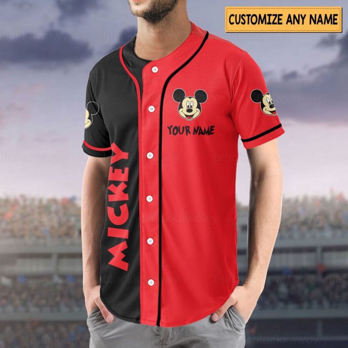 Mickey Shirt, Mickey Jersey Shirt, Mickey Baseball Jersey, Mickey Mouse Shirt 2