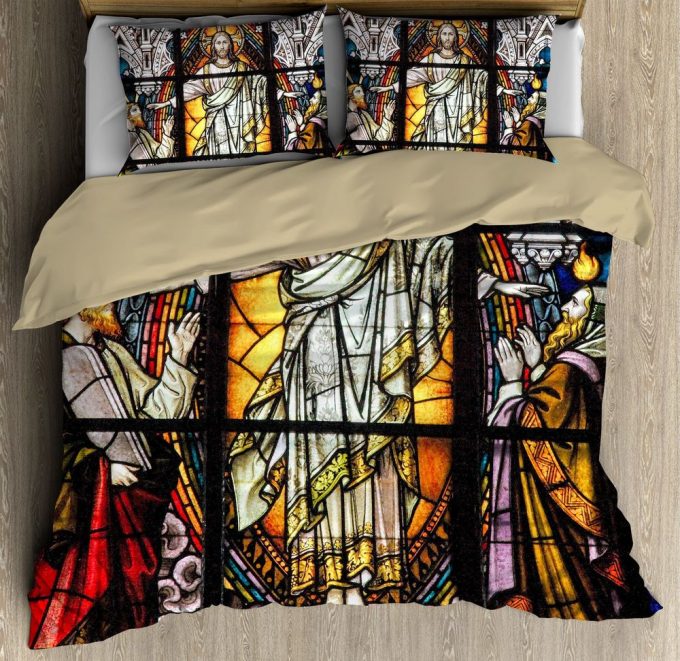 Christian Jesus Gotic Art All Over Print Bedding Set 2