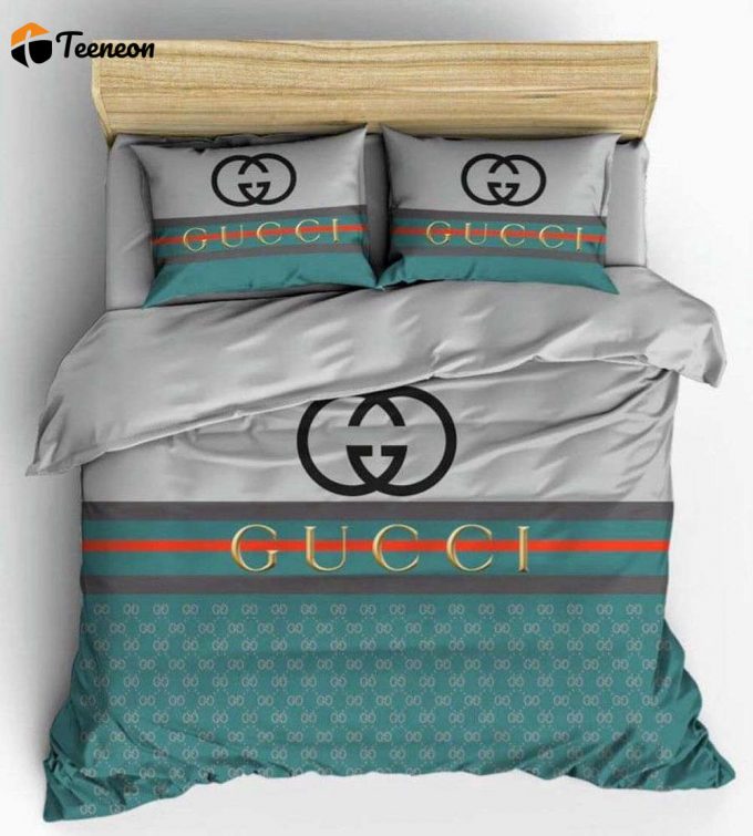 Gucci Gg Duvet Cover And Pillow Case Bedding Set 1