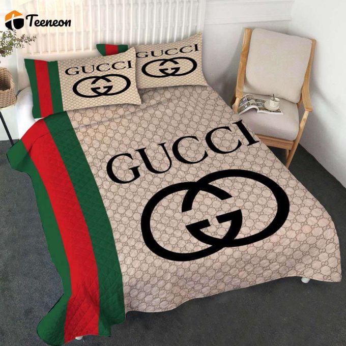 Gucci Gg Luxury Duvet Cover And Pillow Case Bedding Set 1