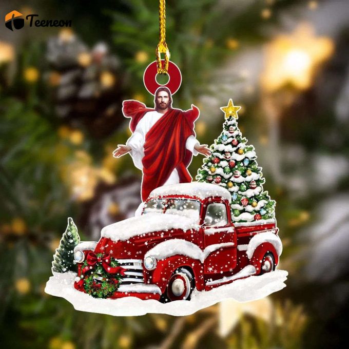 Jesus Christmas Ornament Christian Christmas Tree Ornaments Decoration Gift Ideas 1