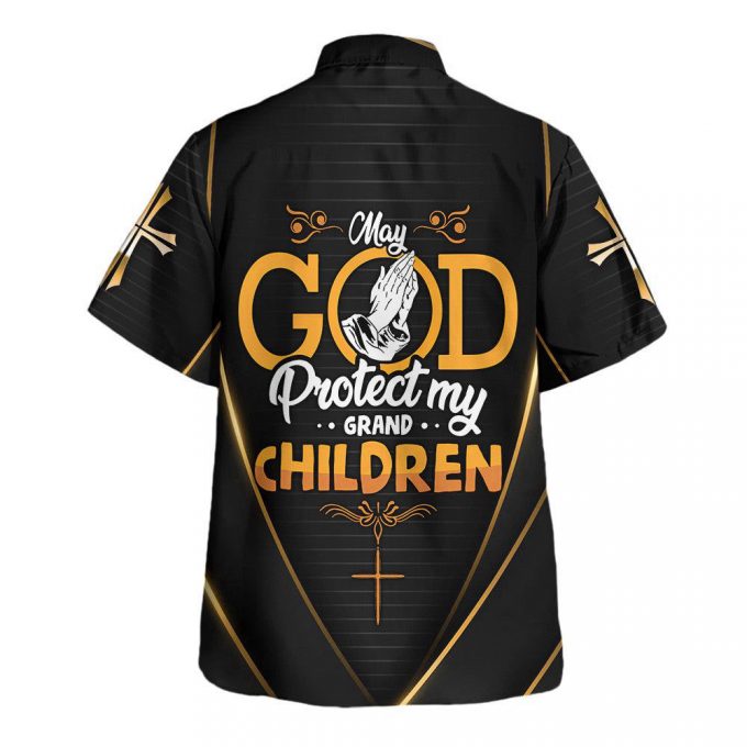 Jesus God Protect My Grand Children Hawaiian Shirt 2