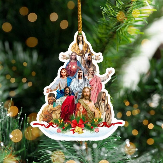 Jesus Ornament Religious Ornaments For Christmas Baptism Gifts For Adults 1
