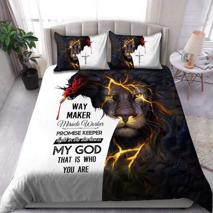 Premium Christian Jesus 3D All Over Printed Bedding Set Hv 2