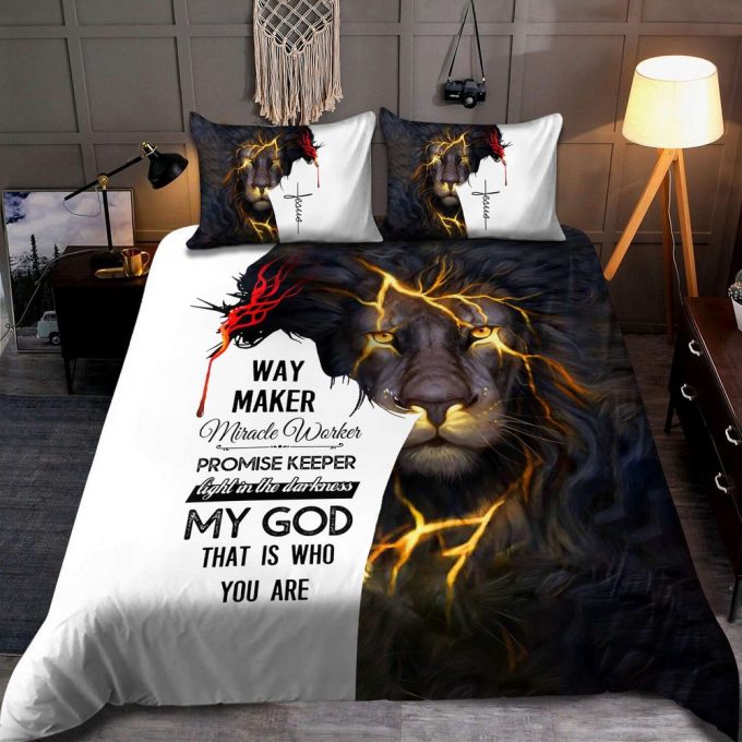 Premium Christian Jesus 3D All Over Printed Bedding Set Hv 1