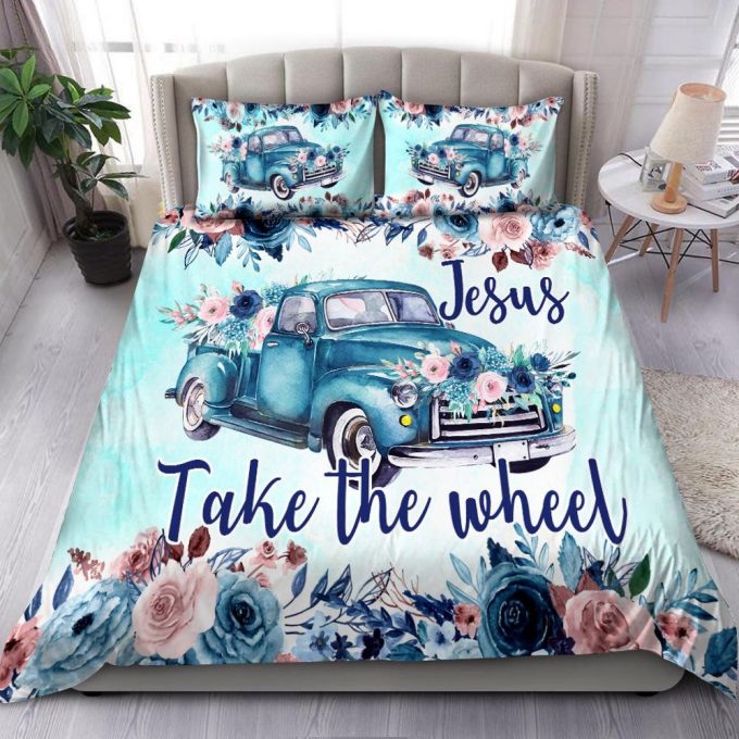 Tmarc Tee Jesus Take The Wheel Bedding Set Hac 2