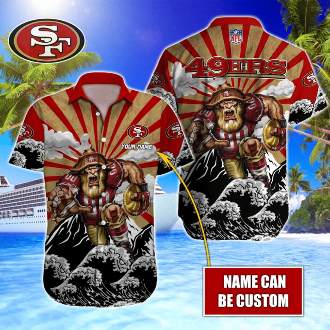 San Francisco 49Ers Men Hawaiian Shirt 2