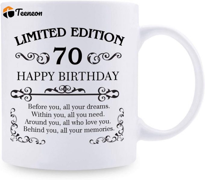 70Th Birthday Gifts 70 Year Old Present Coffee Mug 1