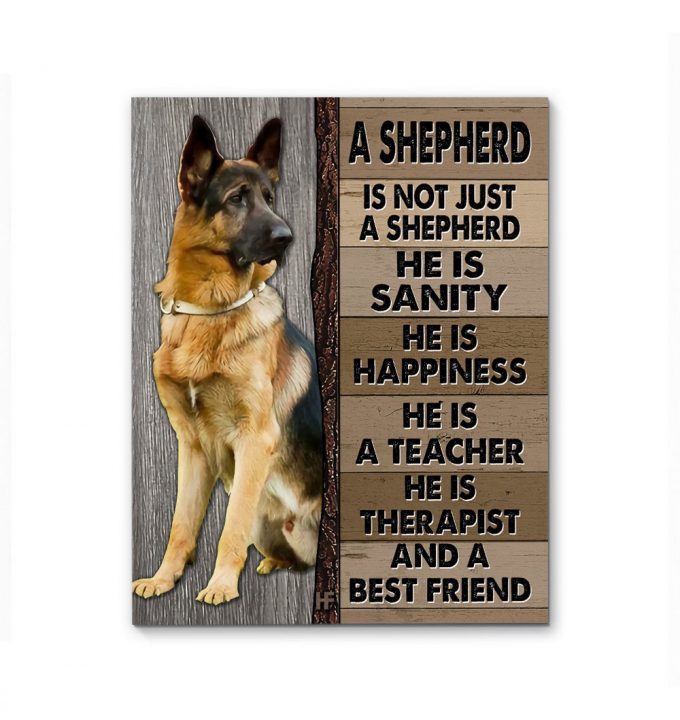 A German Shepherd Dog Canvas, Poster 2