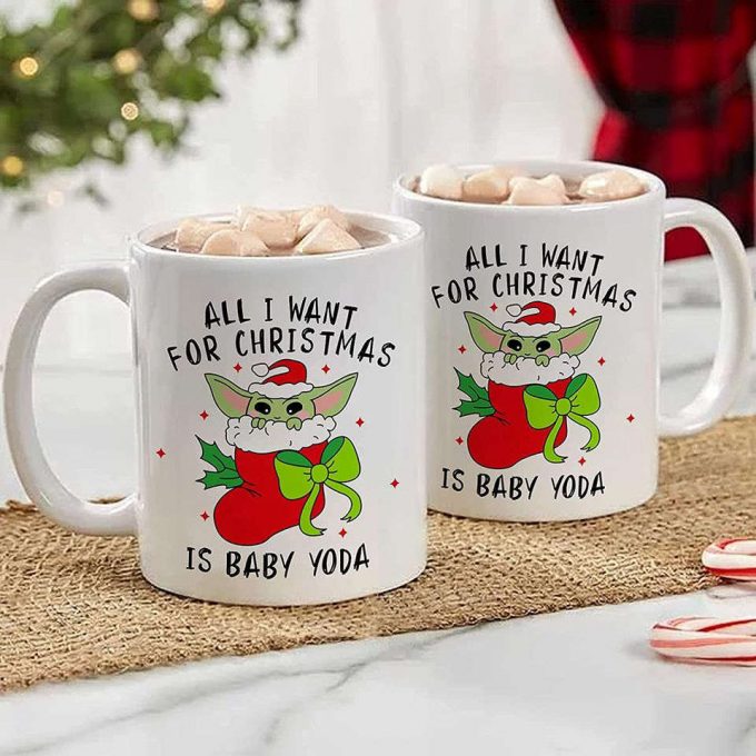 All I Want For Christmas The Child Coffee Mug 2