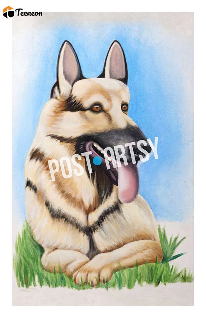 Always Sunny Dog Painting Charlie And Frank Dog Poster 6
