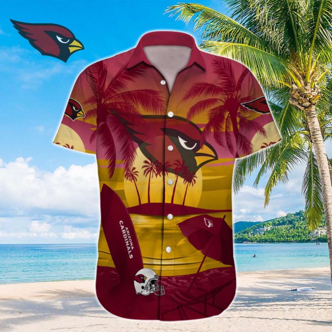 Arizona Cardinals Nfl-Hawaiian Shirt Custom 2