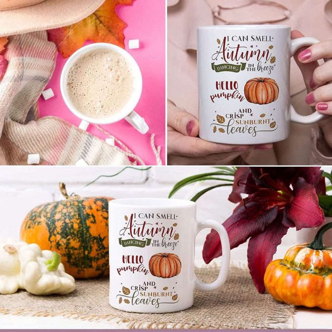 Autumn Pumpkin Coffee Mug 4
