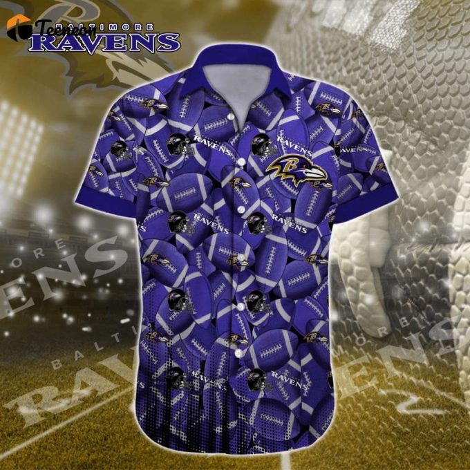 Baltimore Ravens Nfl-Hawaiian Shirt Custom 1