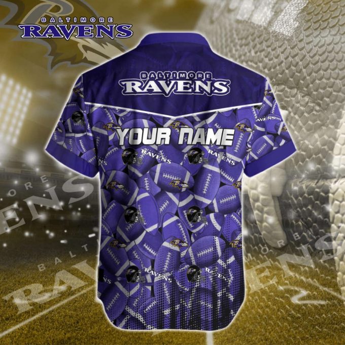 Baltimore Ravens Nfl-Hawaiian Shirt Custom 2