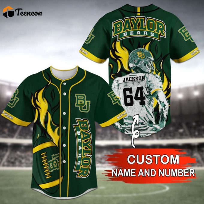 Bayior Bears Baseball Jersey Personalized 2023 1