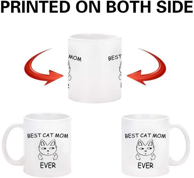 Best Cat Mom Ever Coffee Mug 6