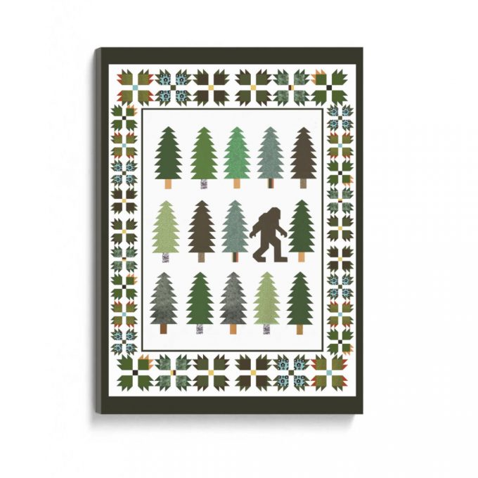 Bigfoot Forest Poster Canvas 2