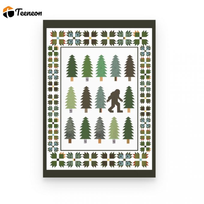 Bigfoot Forest Poster Canvas 1