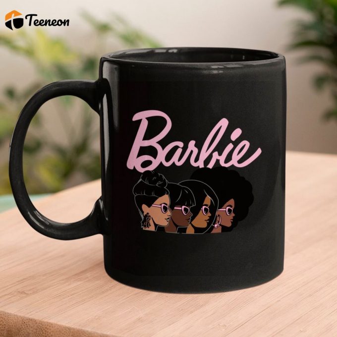 Black Barbie Mugs- Afro Barbie Mugs 2