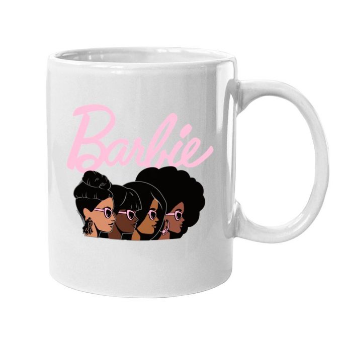 Black Barbie Mugs- Afro Barbie Mugs 3