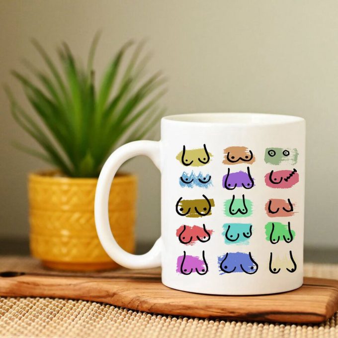 Boobs Mug Accent , Boobs Mug Butt Mug, New Boobs Gift 3