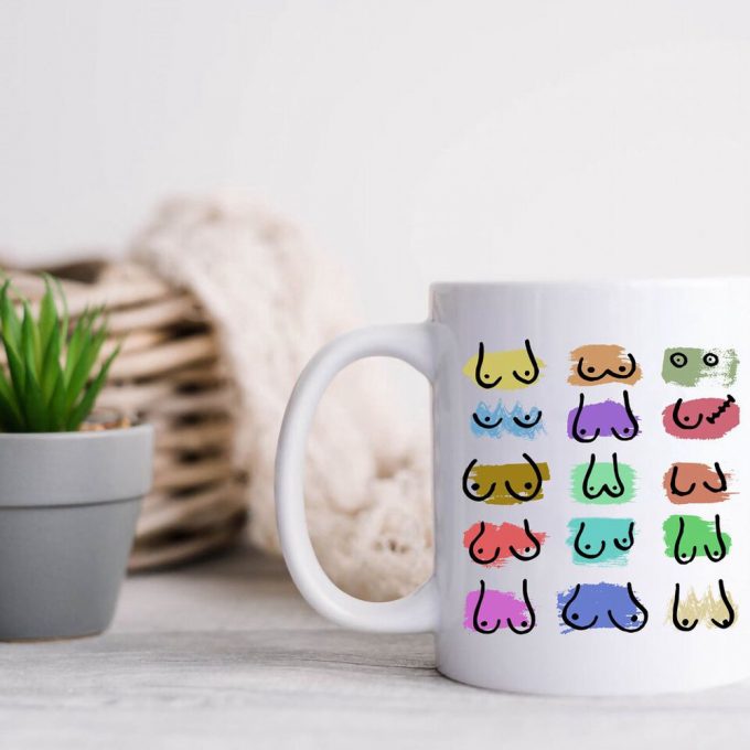 Boobs Mug Accent , Boobs Mug Butt Mug, New Boobs Gift 5