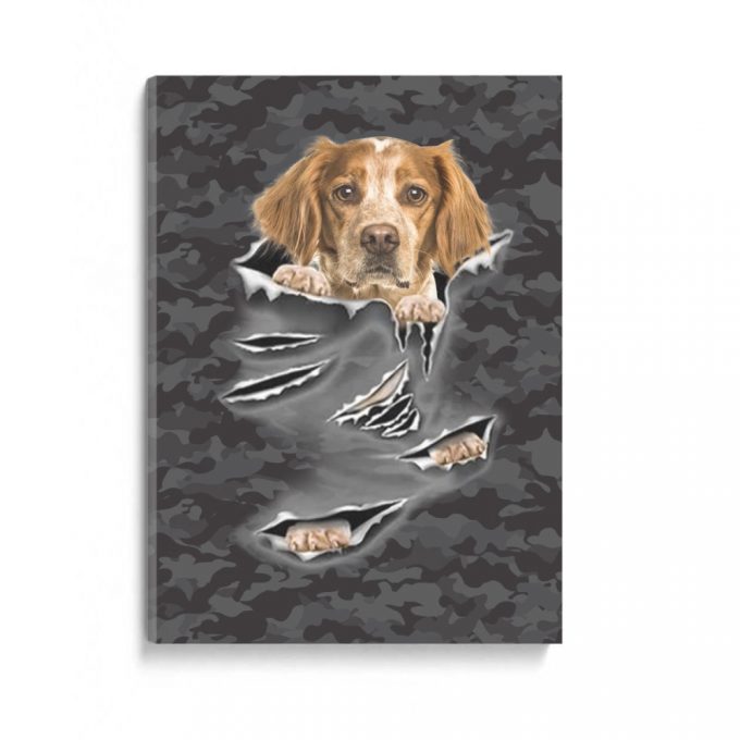 Brittany Dog Gift Poster Canvas 2