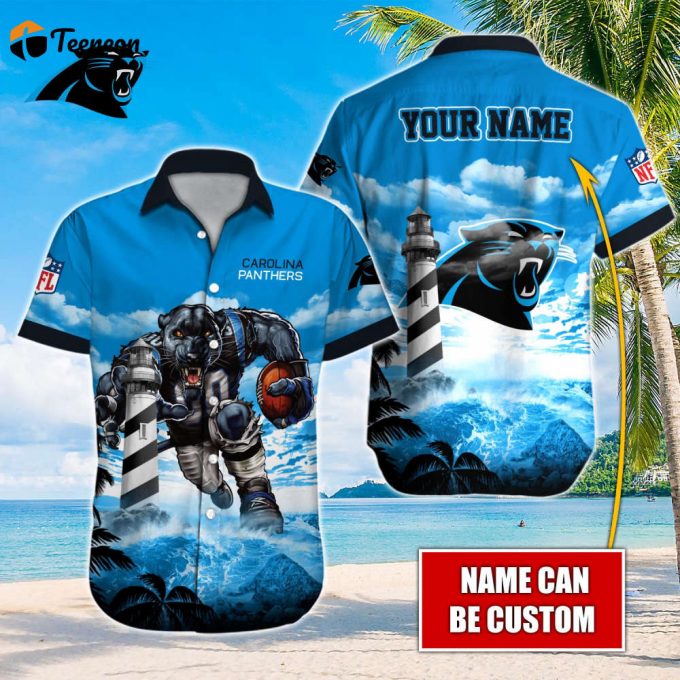 Carolina Panthers Nfl-Hawaiian Shirt Custom 1