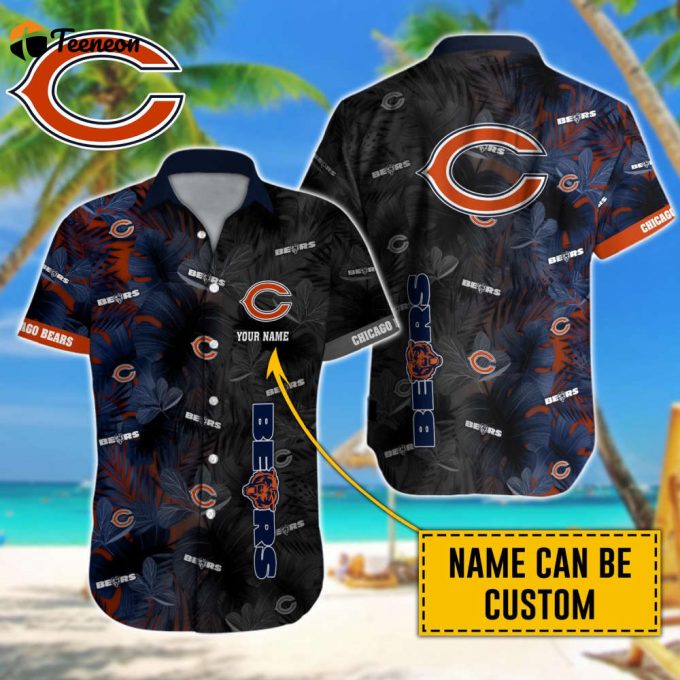Chicago Bears Nfl-Hawaii Shirt Custom 1