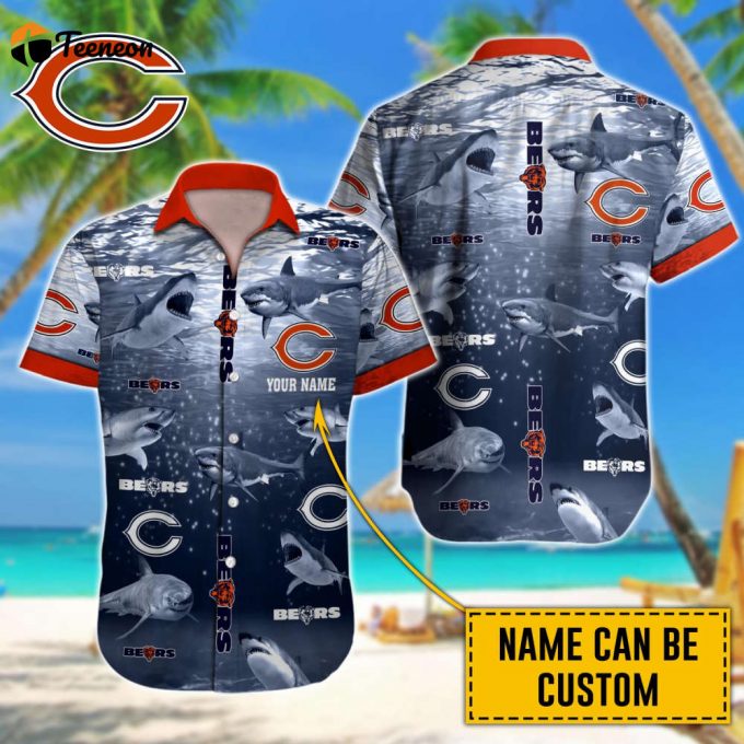 Chicago Bears Nfl-Hawaii Shirt Custom 1