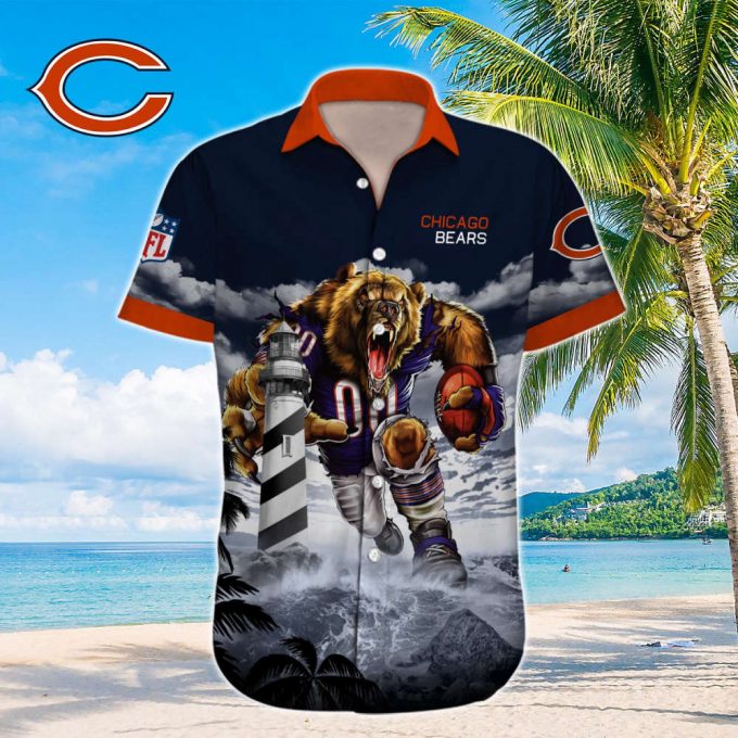 Chicago Bears Nfl-Hawaiian Shirt Custom 2