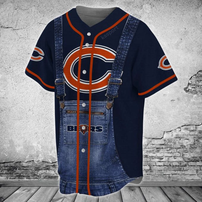 Chlcago Bear Personalized Baseball Jersey 2