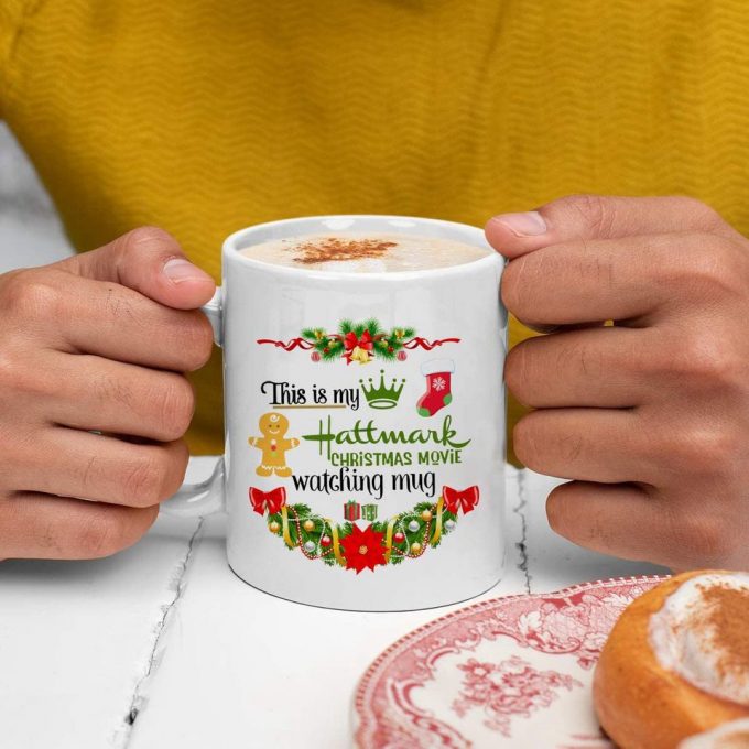 Christmas Movie Watching Mug, Coffee Mugs Birthday Holiday Gifts For Women,Movie Lovers,Friends 5