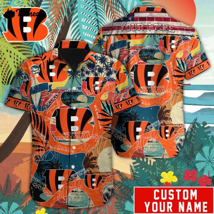 Cincinnati Bengals Nfl-Custom Hawaiian Shirt 1