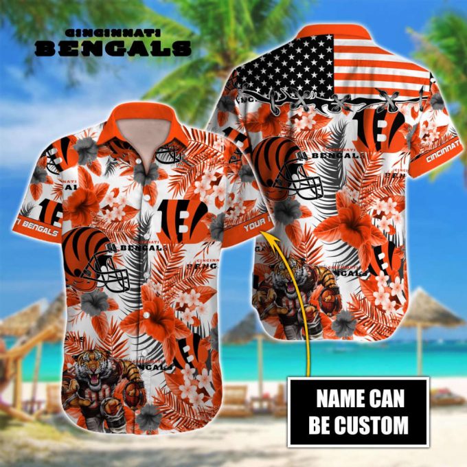 Cincinnati Bengals Nfl-Hawaiian Shirt Custom 3