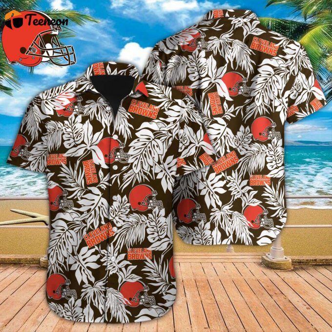 Cleveland Browns Nfl-Hawaiian Shirt 1
