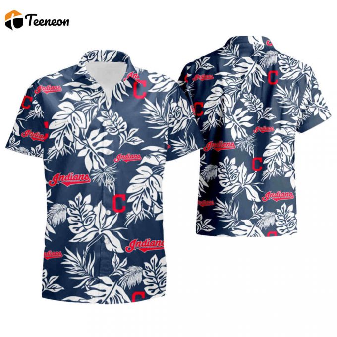 Cleveland Indians Logo Aloha Hawaiian Shirt 2023 Summer Shirt 1