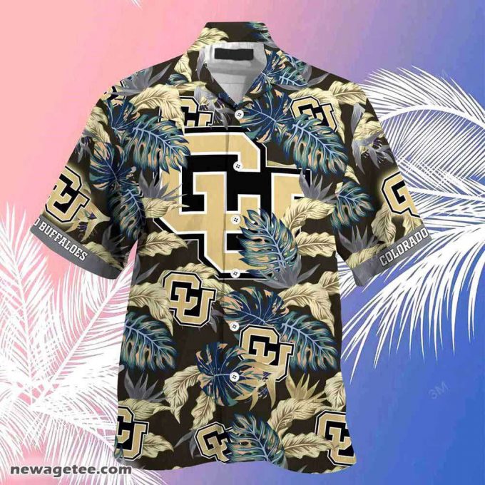 Colorado Buffaloes Summer Beach Hawaiian Shirt Stress Blessed Obsessed 2