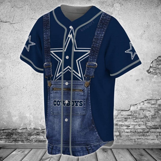 Daiias Cowboys Personalized Baseball Jersey 2