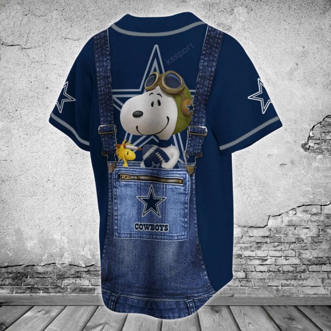 Daiias Cowboys Personalized Baseball Jersey 3