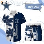 Dallas Cowboys Hawaii Shirt Men Short Custom NFL