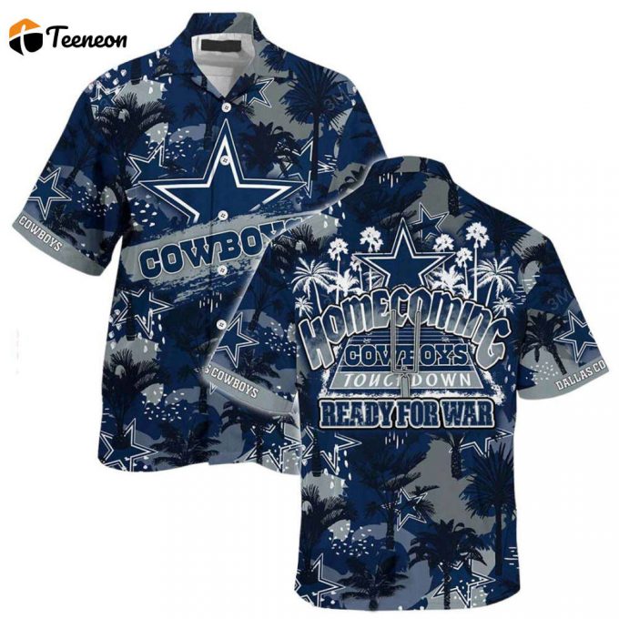 Dallas Cowboys Homecoming Hawaiian Shirt, Gift For Fan 1