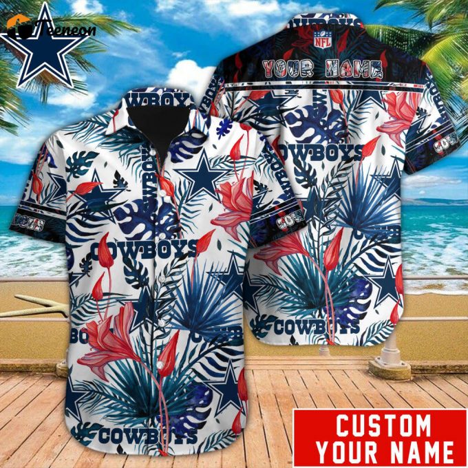 Dallas Cowboys Nfl-Hawaiian Shirt Custom 1