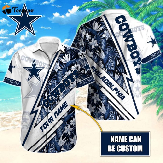 Dallas Cowboys Nfl-Hawaiian Shirt Custom 1