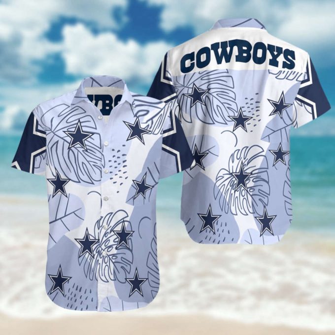 Dallas Cowboys Summer Beach 3D Hawaiian Shirt 2