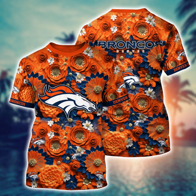 Denver Broncos Nfl Hawaiian Shirt Trending For This Summer Customize Shirt Any Team 2