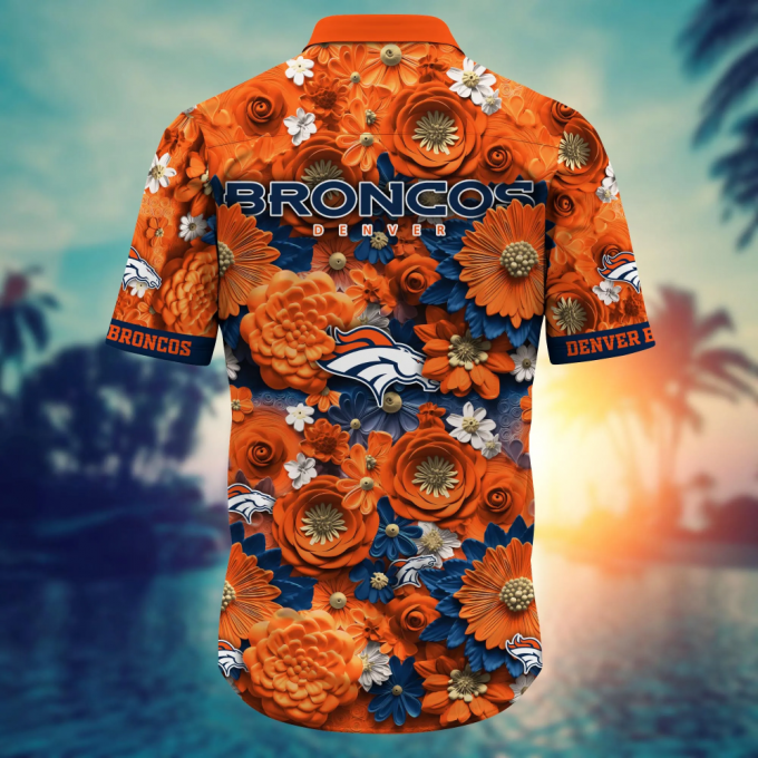 Denver Broncos Nfl Hawaiian Shirt Trending For This Summer Customize Shirt Any Team 4