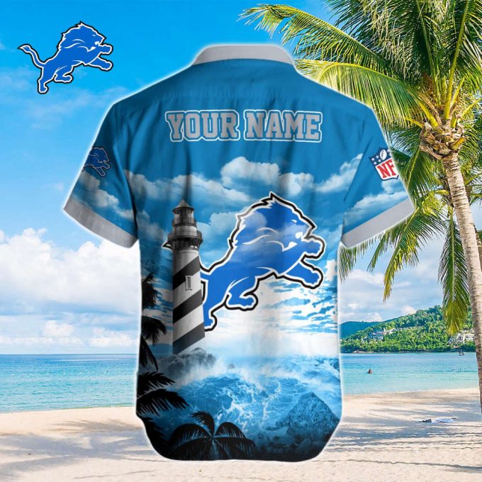 Detroit Lions Nfl-Hawaiian Shirt Custom 3